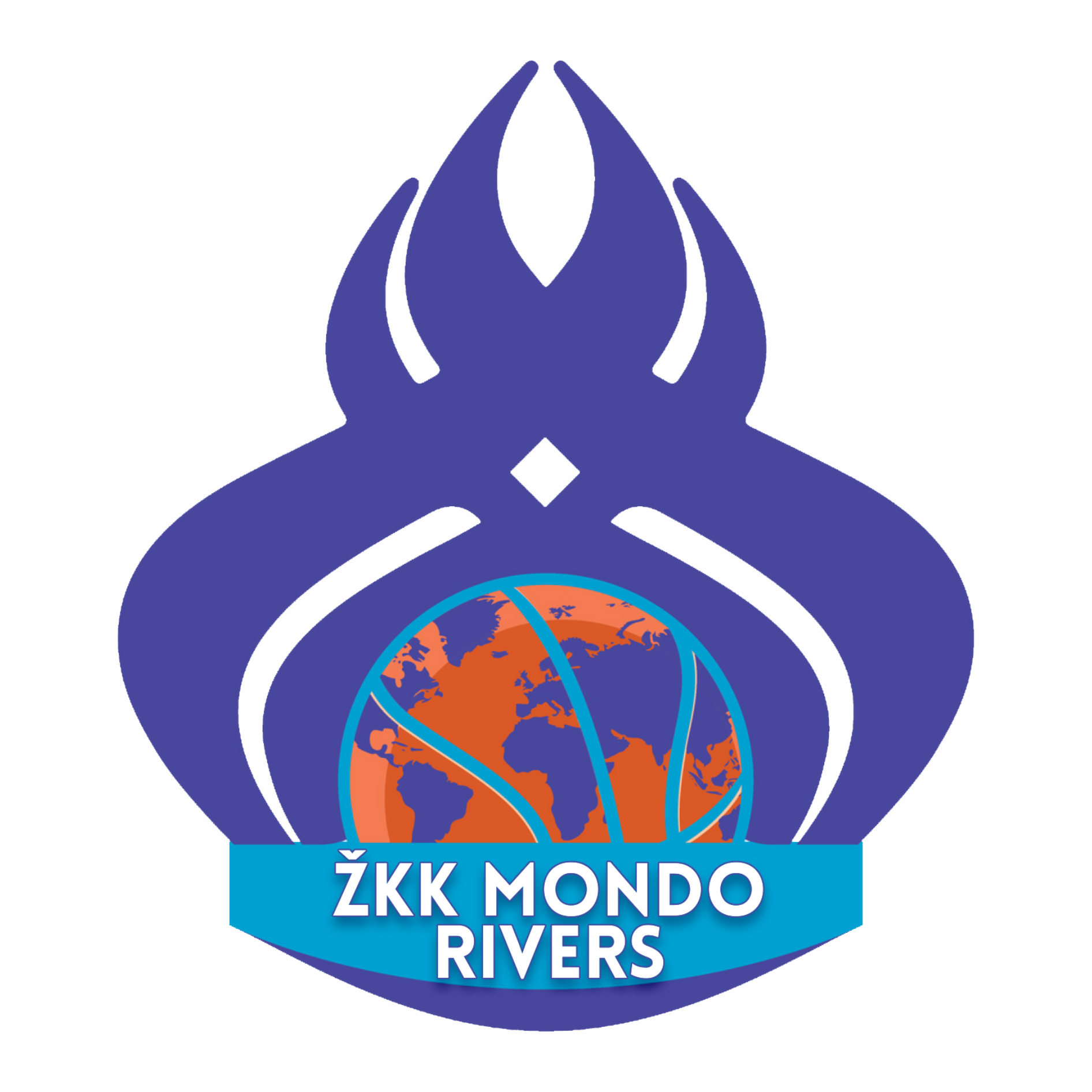 Logo Ženski Košarkaški Klub Mondo Rivers Beograd