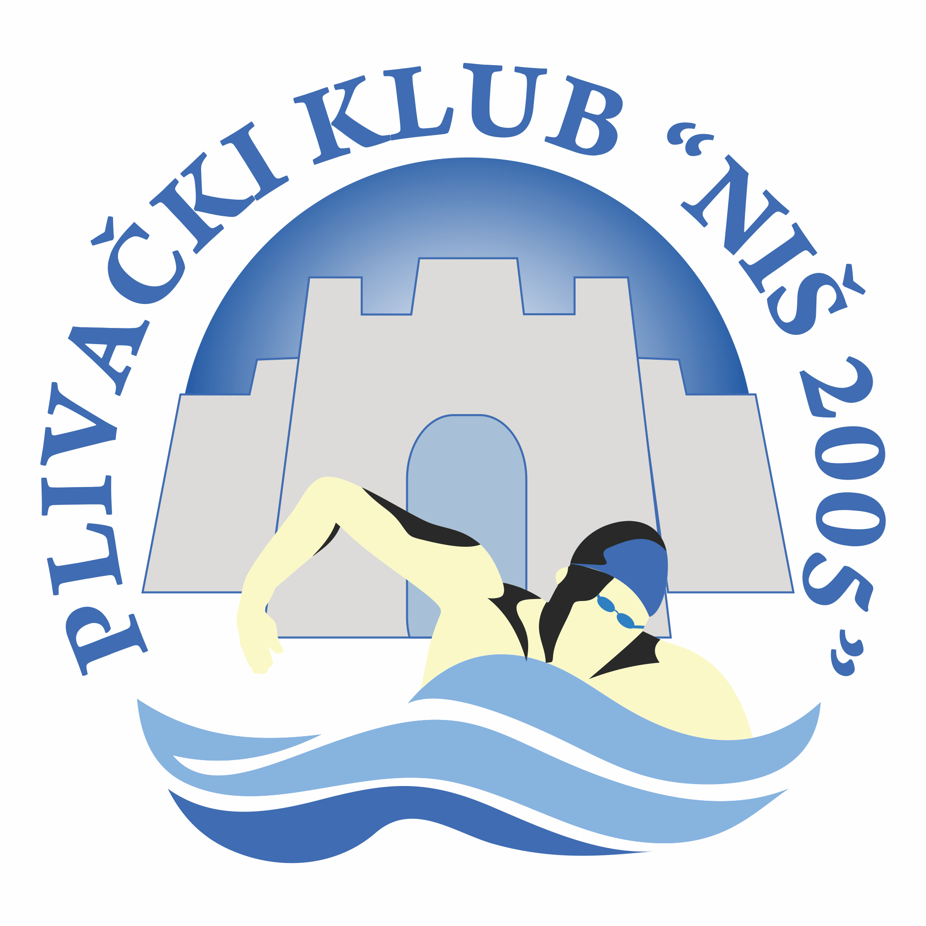 Logo Plivački Klub Niš 2005 Niš