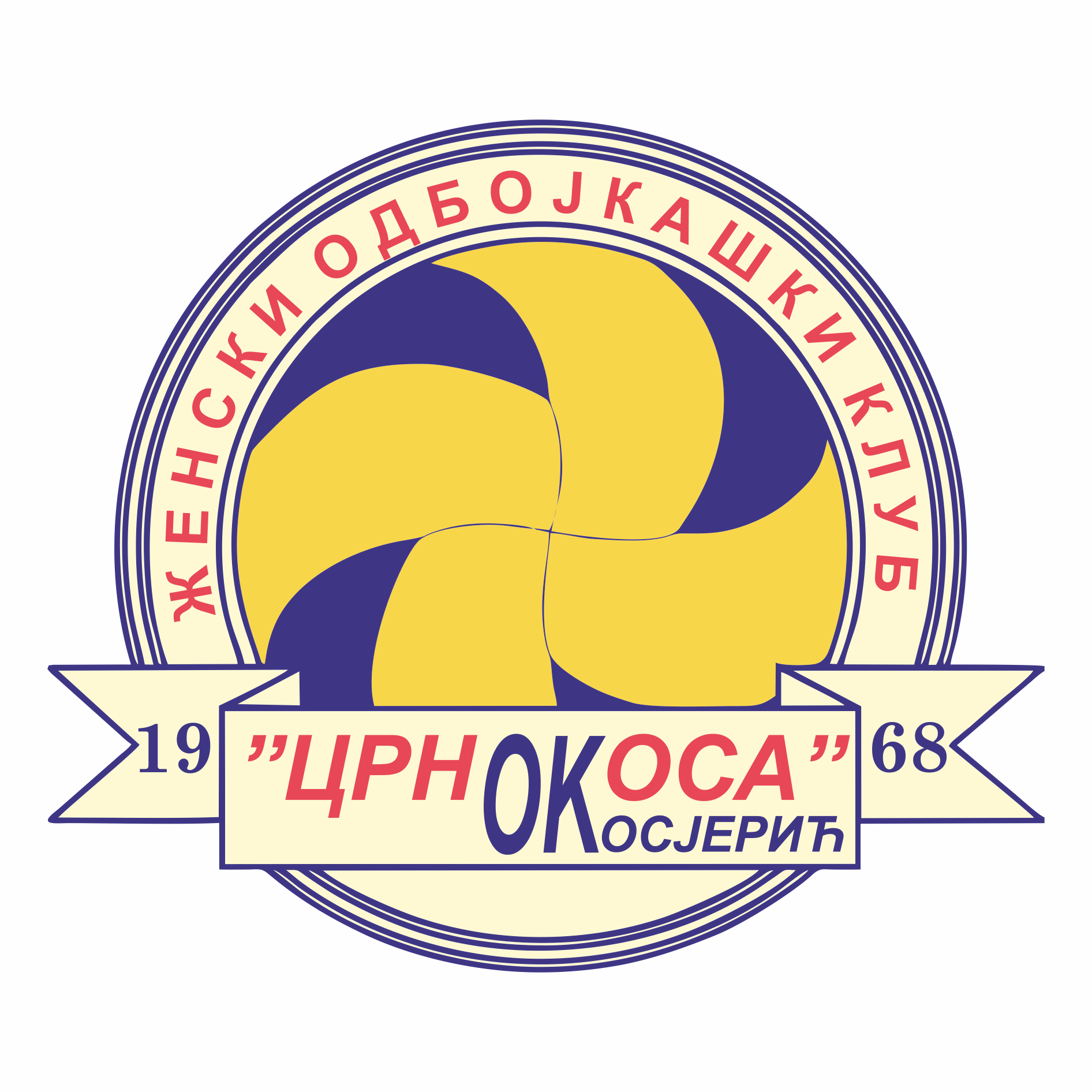 Logo Ženski Odbojkaški Klub Crnokosa Kosjerić